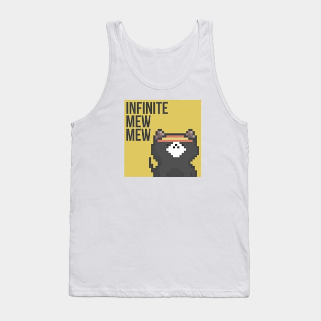 Pixel Cat 020 Tank Top by Infinite Mew Mew